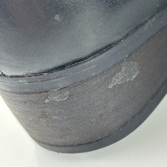 Pikolinos Sz 38 (U.S. 7.5-8) Black Leather Ankle Boots Made in Spain - Picture 9 of 16